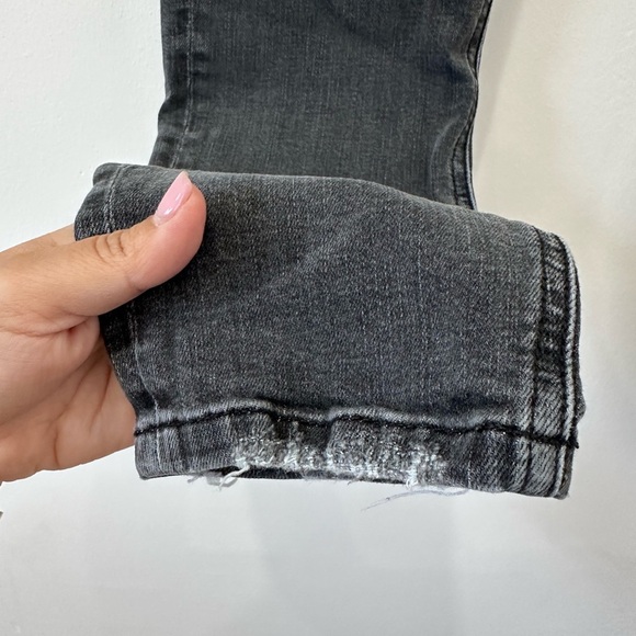 Flying Monkey Women’s Black Washed Distressed Skinny Jeans - 27 - Picture 7 of 12